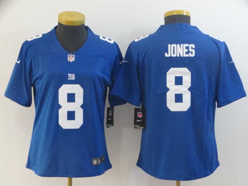 Women Nike Giants 8 Daniel Jones Royal Vapor Untouchable Limited Jersey,We sell and wholesale Women Nike Giants 8 Daniel Jones Royal Vapor Untouchable Limited Jersey on line form chian!